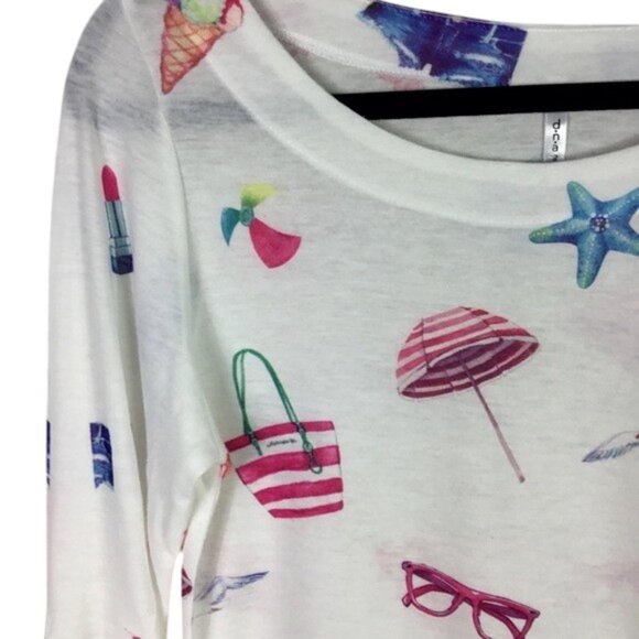 d.n.a. Couture Beach Sun top cover up size medium - Picture 4 of 5